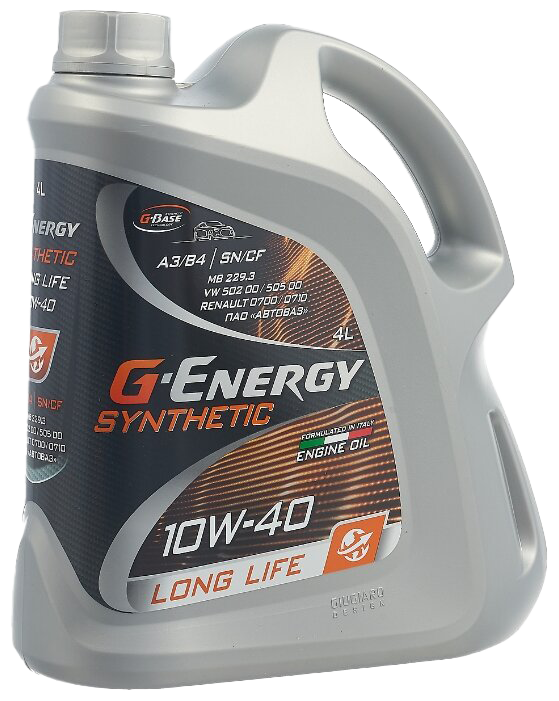 Моторное масло G-Energy Synthetic Long Life 10W40, 4л